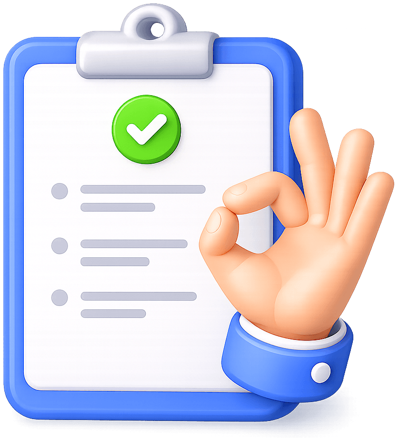 icono de paso de admisión Confirmación y matrícula